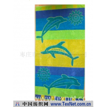 枣庄市群力产业有限公司 -提花割绒沙滩巾